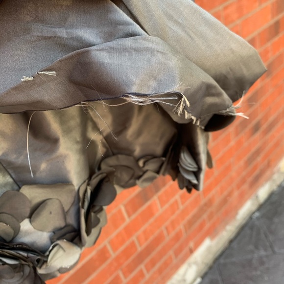 Custom Made Grey Formal Midi Dress - Picture 9 of 9